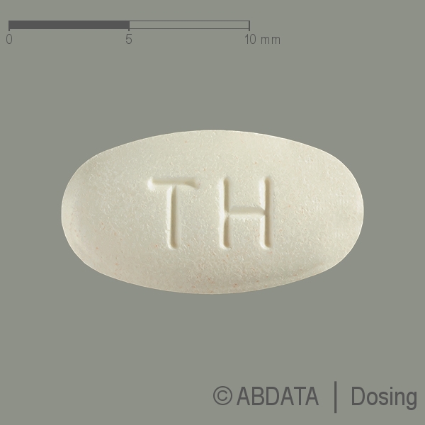 Produktabbildungen für TELMISARTAN/HCT Micro Labs 40 mg/12,5 mg Tabletten in der Vorder-, Hinter- und Seitenansicht.