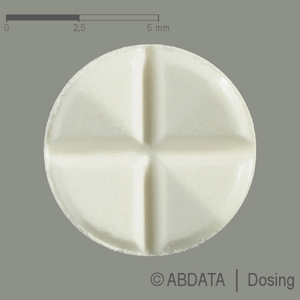 Produktabbildungen für DEXAMETHASON-ratiopharm 4 mg Tabletten in der Vorder-, Hinter- und Seitenansicht.