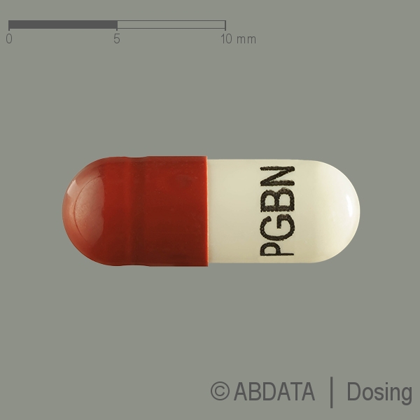 Produktabbildungen für PREGABALIN Tillomed 75 mg Hartkapseln in der Vorder-, Hinter- und Seitenansicht.
