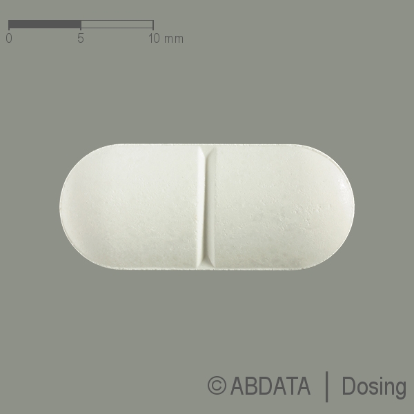 Produktabbildungen für ACICLOVIR AL 800 Tabletten in der Vorder-, Hinter- und Seitenansicht.