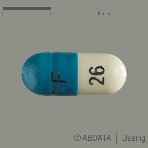 Produktabbildungen für ZIPRASIDON Aurobindo 20 mg Hartkapseln in der Vorder-, Hinter- und Seitenansicht.