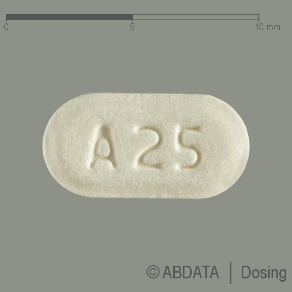 Produktabbildungen für EZETIMIB Ascend 10 mg Tabletten in der Vorder-, Hinter- und Seitenansicht.