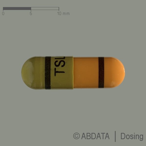 Produktabbildungen für PROSTADIL 0,4 mg Hartkaps.m.veränd.Wirkst.-Frs. in der Vorder-, Hinter- und Seitenansicht.