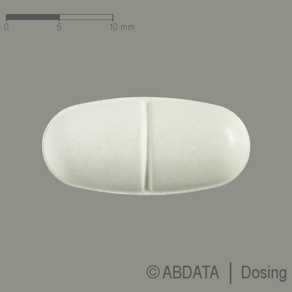 Produktabbildungen für ACICLOVIR-ratiopharm 800 mg Tabletten in der Vorder-, Hinter- und Seitenansicht.