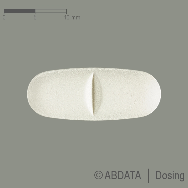Produktabbildungen für METFORMIN STADA 1.000 mg Filmtabletten in der Vorder-, Hinter- und Seitenansicht.