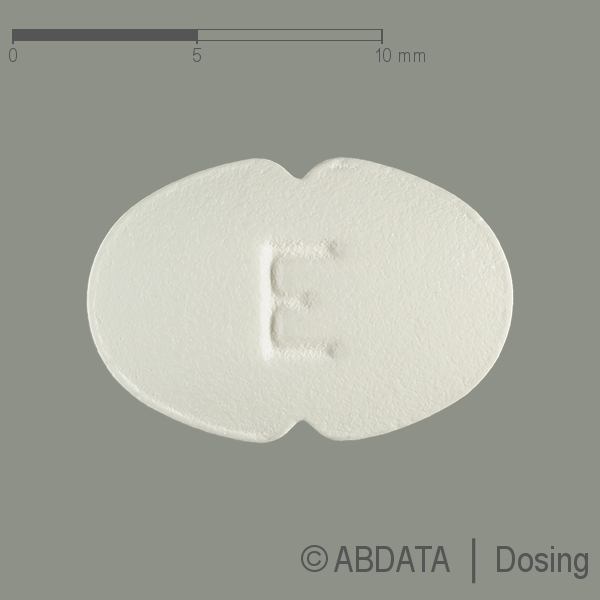 Produktabbildungen für ESCITALOPRAM-neuraxpharm 20 mg Filmtabletten in der Vorder-, Hinter- und Seitenansicht.