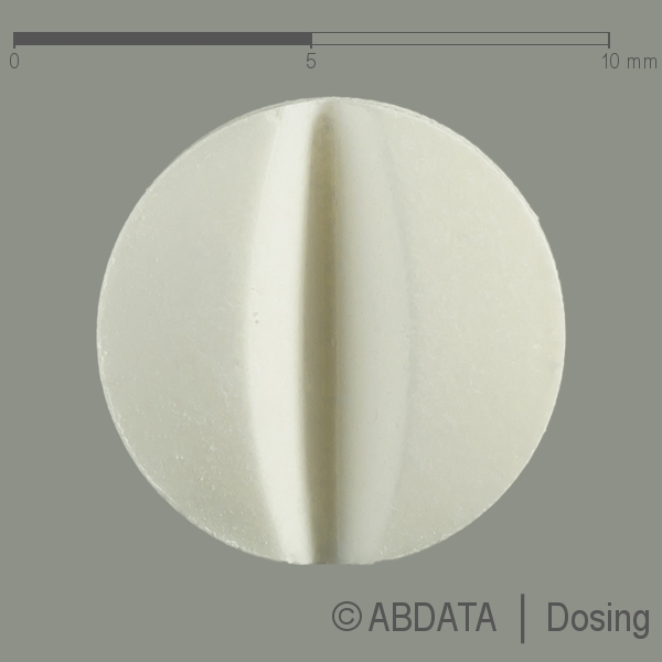 Produktabbildungen für LISINOPRIL comp. AbZ 20/12,5 mg Tabletten in der Vorder-, Hinter- und Seitenansicht.