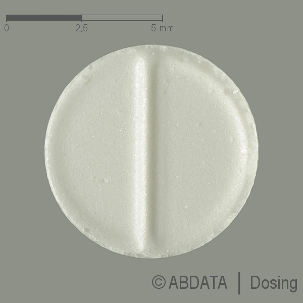 Produktabbildungen für METHIZOL SD 5 mg Tabletten in der Vorder-, Hinter- und Seitenansicht.