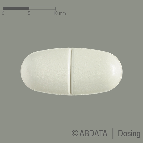 Produktabbildungen für COTRIM-CT 800 mg/160 mg Tabletten in der Vorder-, Hinter- und Seitenansicht.