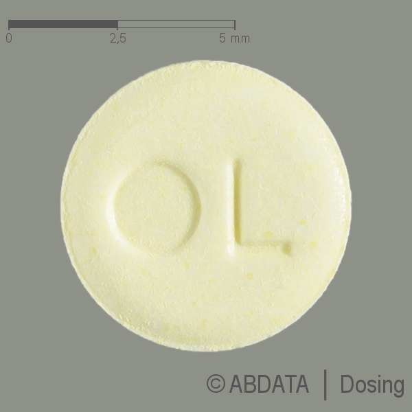 Produktabbildungen für OLANZAPIN Glenmark 10 mg Tabletten in der Vorder-, Hinter- und Seitenansicht.