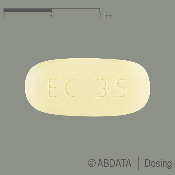 Produktabbildungen für ACTONEL einmal wöchentlich 35 mg magensaftres.Tab. in der Vorder-, Hinter- und Seitenansicht.