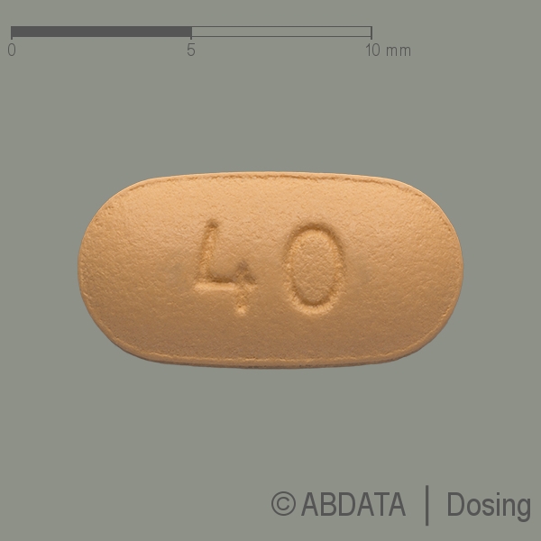 Produktabbildungen für OXYCODON-HCl/Naloxon-HCl Ethyph.40 mg/20 mg Ret.-T in der Vorder-, Hinter- und Seitenansicht.