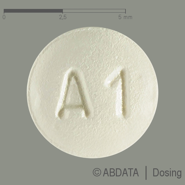 Produktabbildungen für ANASTROZOL SUN 1 mg Filmtabletten in der Vorder-, Hinter- und Seitenansicht.
