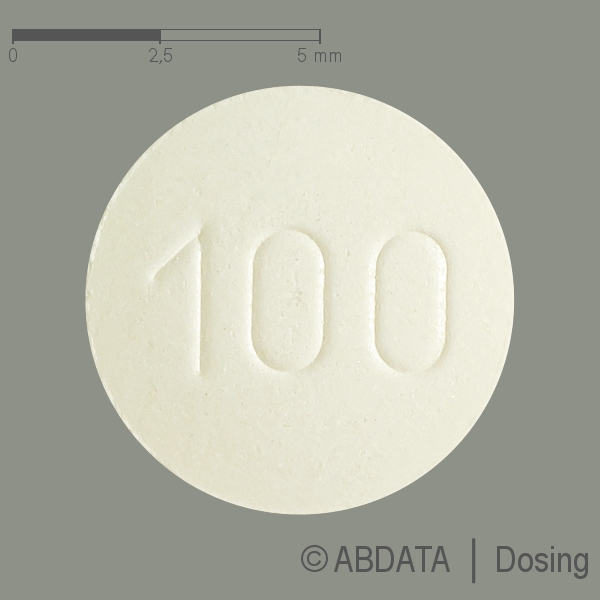 Produktabbildungen für L-THYROX HEXAL 100 Mikrogramm Tabletten in der Vorder-, Hinter- und Seitenansicht.
