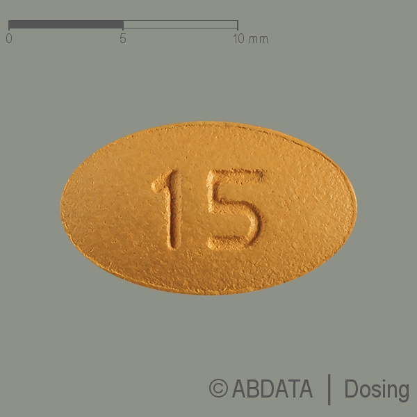 Produktabbildungen für MEMANTIN PUREN 15 mg Filmtabletten in der Vorder-, Hinter- und Seitenansicht.