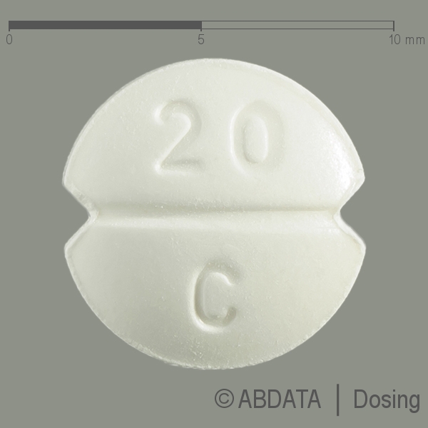 Produktabbildungen für LISIPLUS AL 20 mg/12,5 mg Tabletten in der Vorder-, Hinter- und Seitenansicht.