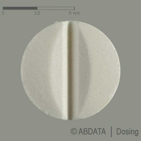 Produktabbildungen für CARBIMAZOL Aristo 5 mg Tabletten in der Vorder-, Hinter- und Seitenansicht.