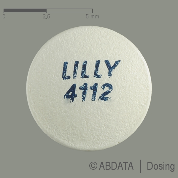 Produktabbildungen für ZYPREXA 2,5 mg überzogene Tabletten in der Vorder-, Hinter- und Seitenansicht.