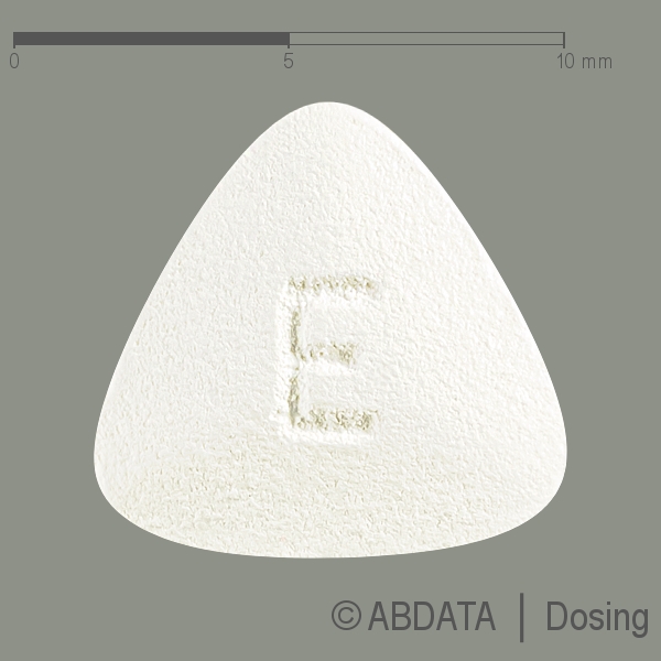 Produktabbildungen für ENTECAVIR Cipla 0,5 mg Filmtabletten in der Vorder-, Hinter- und Seitenansicht.