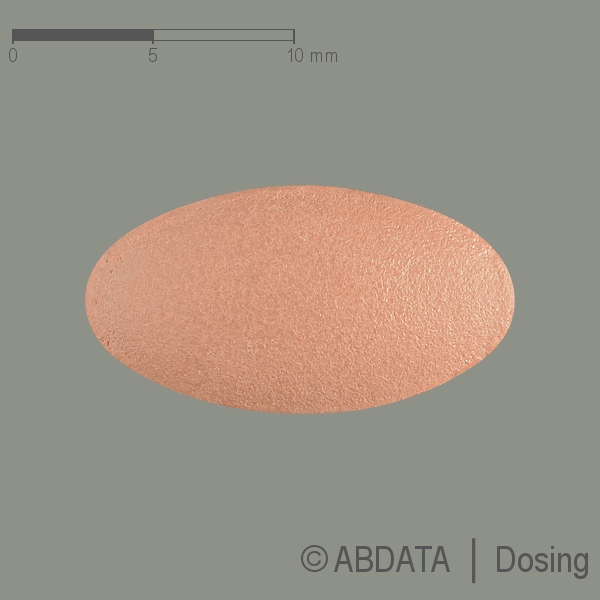 Produktabbildungen für ROPINIROL-1A Pharma 8 mg Retardtabletten in der Vorder-, Hinter- und Seitenansicht.