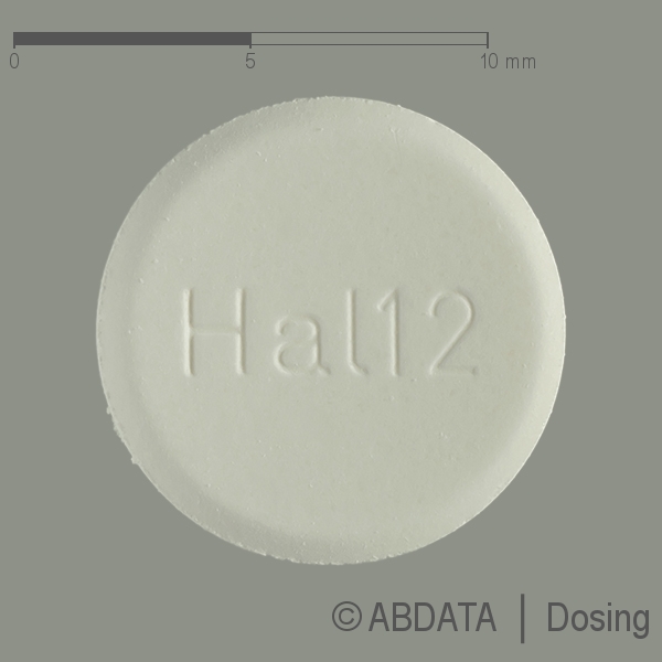 Produktabbildungen für HALOPERIDOL-neuraxp. 12 mg Tabletten in der Vorder-, Hinter- und Seitenansicht.