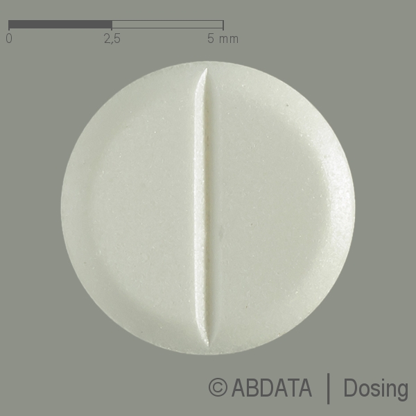 Produktabbildungen für FORTECORTIN 0,5 mg Tabletten in der Vorder-, Hinter- und Seitenansicht.