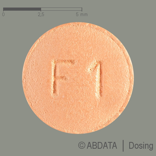Produktabbildungen für FINAHAIR 1 mg Filmtabletten in der Vorder-, Hinter- und Seitenansicht.