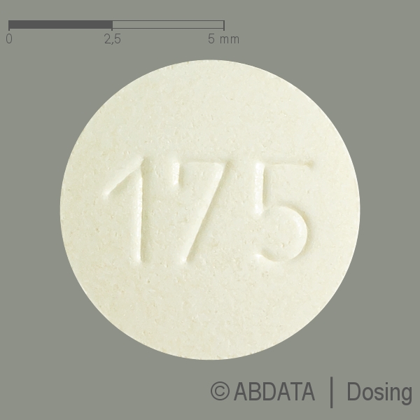 Produktabbildungen für L-THYROX HEXAL 175 Mikrogramm Tabletten in der Vorder-, Hinter- und Seitenansicht.