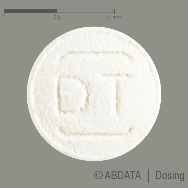 Produktabbildungen für DETRUSITOL 2 mg Filmtabletten in der Vorder-, Hinter- und Seitenansicht.