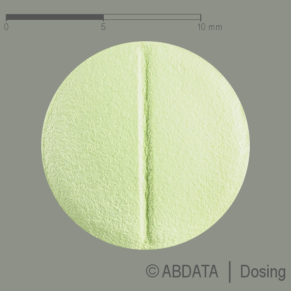 Produktabbildungen für RISPERIDON AbZ 4 mg Filmtabletten in der Vorder-, Hinter- und Seitenansicht.
