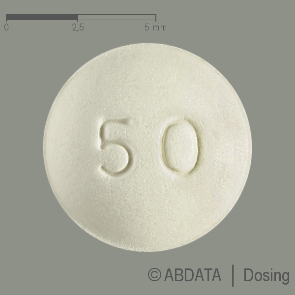 Produktabbildungen für SELENASE 50 AP Tabletten in der Vorder-, Hinter- und Seitenansicht.