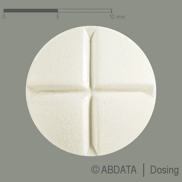 Produktabbildungen für ACIC 400 Tabletten in der Vorder-, Hinter- und Seitenansicht.