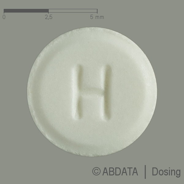 Produktabbildungen für HYDROCORTISON acis 10 mg Tabletten in der Vorder-, Hinter- und Seitenansicht.