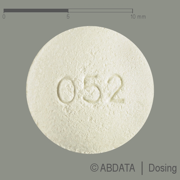 Produktabbildungen für PRAMIPEXOL AL 0,52 mg Retardtabletten in der Vorder-, Hinter- und Seitenansicht.