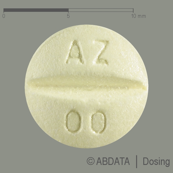 Produktabbildungen für AZATHIOPRIN STADA 100 mg Filmtabletten in der Vorder-, Hinter- und Seitenansicht.