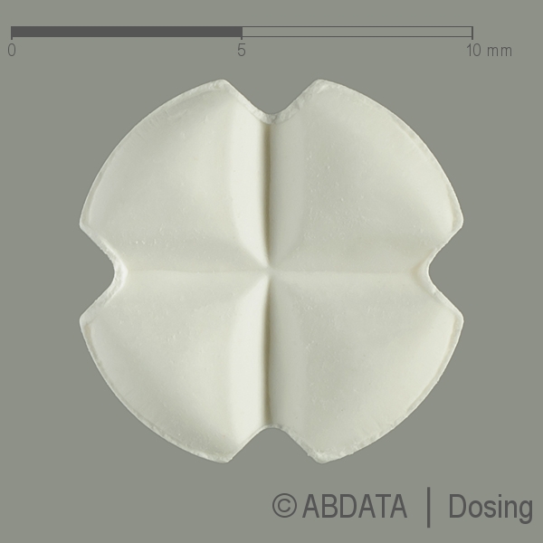Produktabbildungen für LISINOPRIL STADA 10 mg Tabletten in der Vorder-, Hinter- und Seitenansicht.