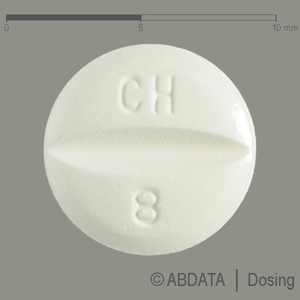 Produktabbildungen für CANDESARTANCILEXETIL comp.-CT 8 mg/12,5 mg Tabl. in der Vorder-, Hinter- und Seitenansicht.