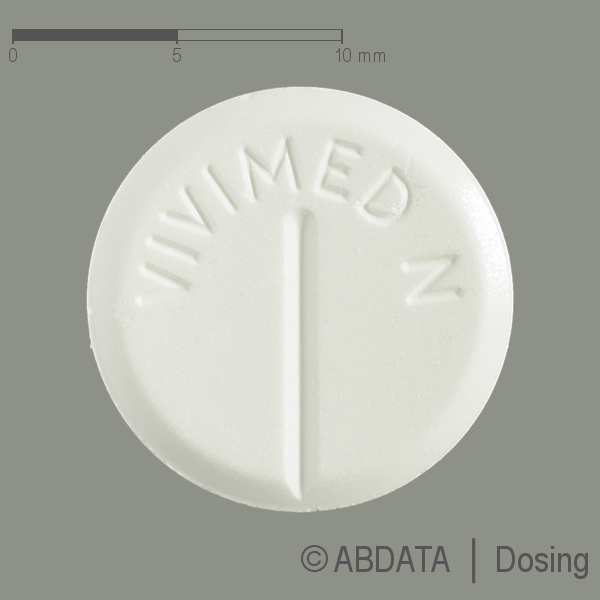 Produktabbildungen für VIVIMED N gegen Fieber und Kopfschmerzen Tabletten in der Vorder-, Hinter- und Seitenansicht.