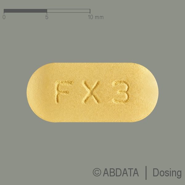 Produktabbildungen für FEBUXOSTAT Mylan 80 mg Filmtabletten in der Vorder-, Hinter- und Seitenansicht.