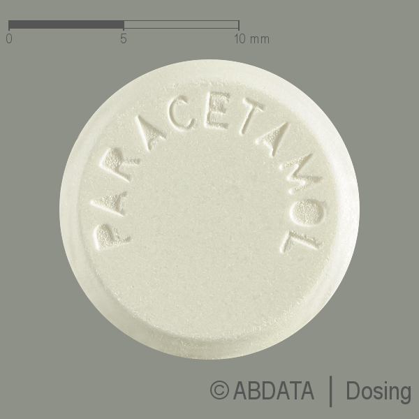 Produktabbildungen für PARAVEGANIO 500 mg Tabletten in der Vorder-, Hinter- und Seitenansicht.