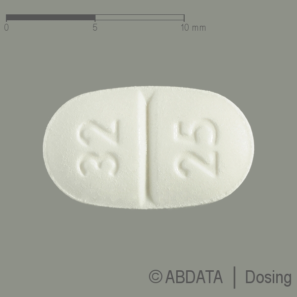 Produktabbildungen für CANDESARTANCILEXETIL comp.-CT 32 mg/25 mg Tabl. in der Vorder-, Hinter- und Seitenansicht.