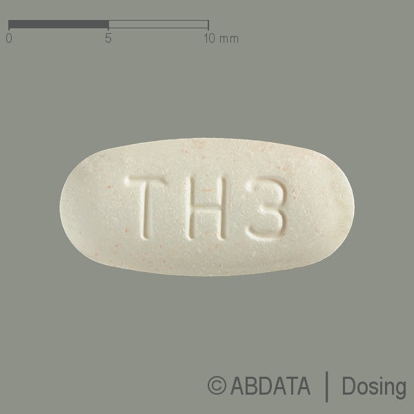 Produktabbildungen für TELMISARTAN/HCT Micro Labs 80 mg/12,5 mg Tabletten in der Vorder-, Hinter- und Seitenansicht.