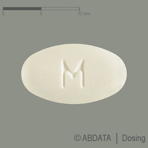Produktabbildungen für EZETIMIB/Simvastatin Mylan 10 mg/40 mg Tabletten in der Vorder-, Hinter- und Seitenansicht.