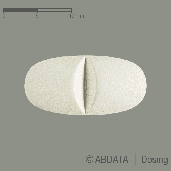 Produktabbildungen für QUETIAPIN-1A Pharma 300 mg Filmtabletten in der Vorder-, Hinter- und Seitenansicht.