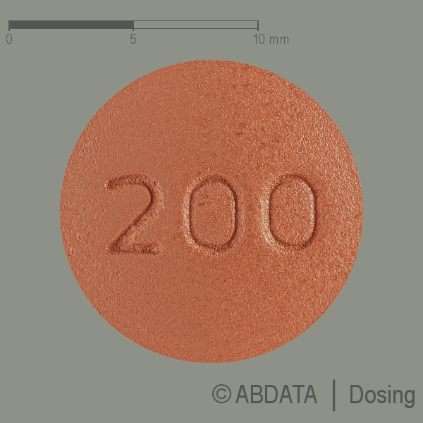 Produktabbildungen für SORAFENIB Mylan 200 mg Filmtabletten in der Vorder-, Hinter- und Seitenansicht.