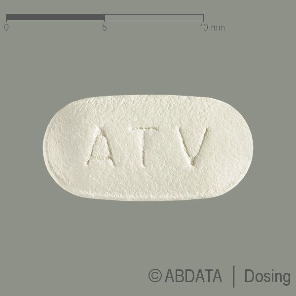 Produktabbildungen für ATORVASTATIN Aristo 20 mg Filmtabletten in der Vorder-, Hinter- und Seitenansicht.