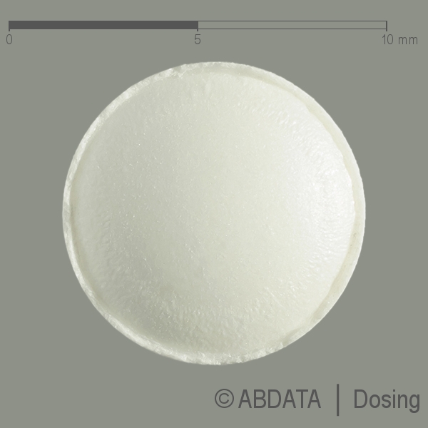 Produktabbildungen für MESTINON 10 mg Tabletten in der Vorder-, Hinter- und Seitenansicht.