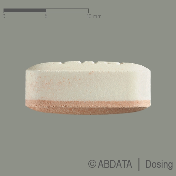 Produktabbildungen für TELMISARTAN/HCT Micro Labs 80 mg/12,5 mg Tabletten in der Vorder-, Hinter- und Seitenansicht.
