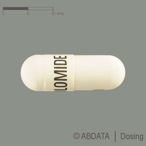 Produktabbildungen für TEMOZOLOMID Cipla 250 mg Hartkapseln in der Vorder-, Hinter- und Seitenansicht.