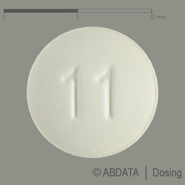 Produktabbildungen für AMLODIPIN HEC Pharm 10 mg Tabletten in der Vorder-, Hinter- und Seitenansicht.